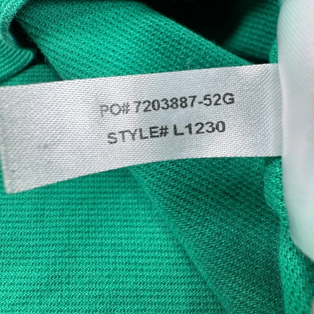 Lacoste Mens Polo Shirt L1230 Classic Fit Green Short Sleeve Pique Cotton S/M
